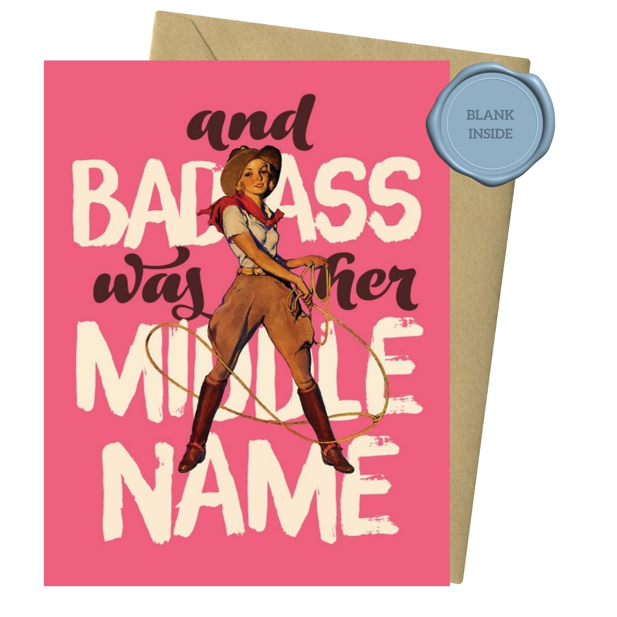 Badass Was Her Name - Empowerment Card