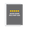 5 Star Husband - Love Card