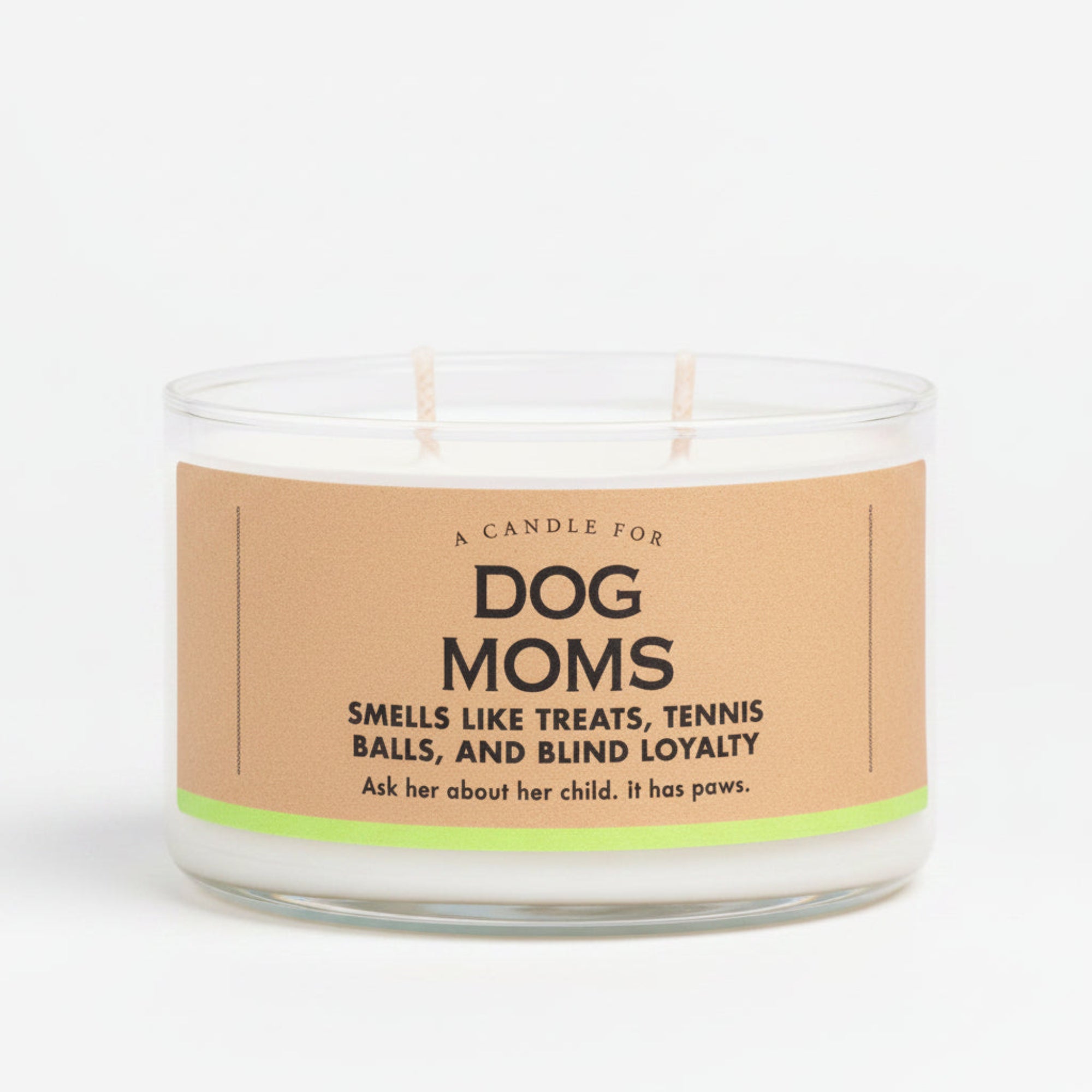 A Candle for Dog Moms, puppuccino scented soy candle by Whiskey River Soap Co., from The Ruddy Duck in Whitefish, Montana