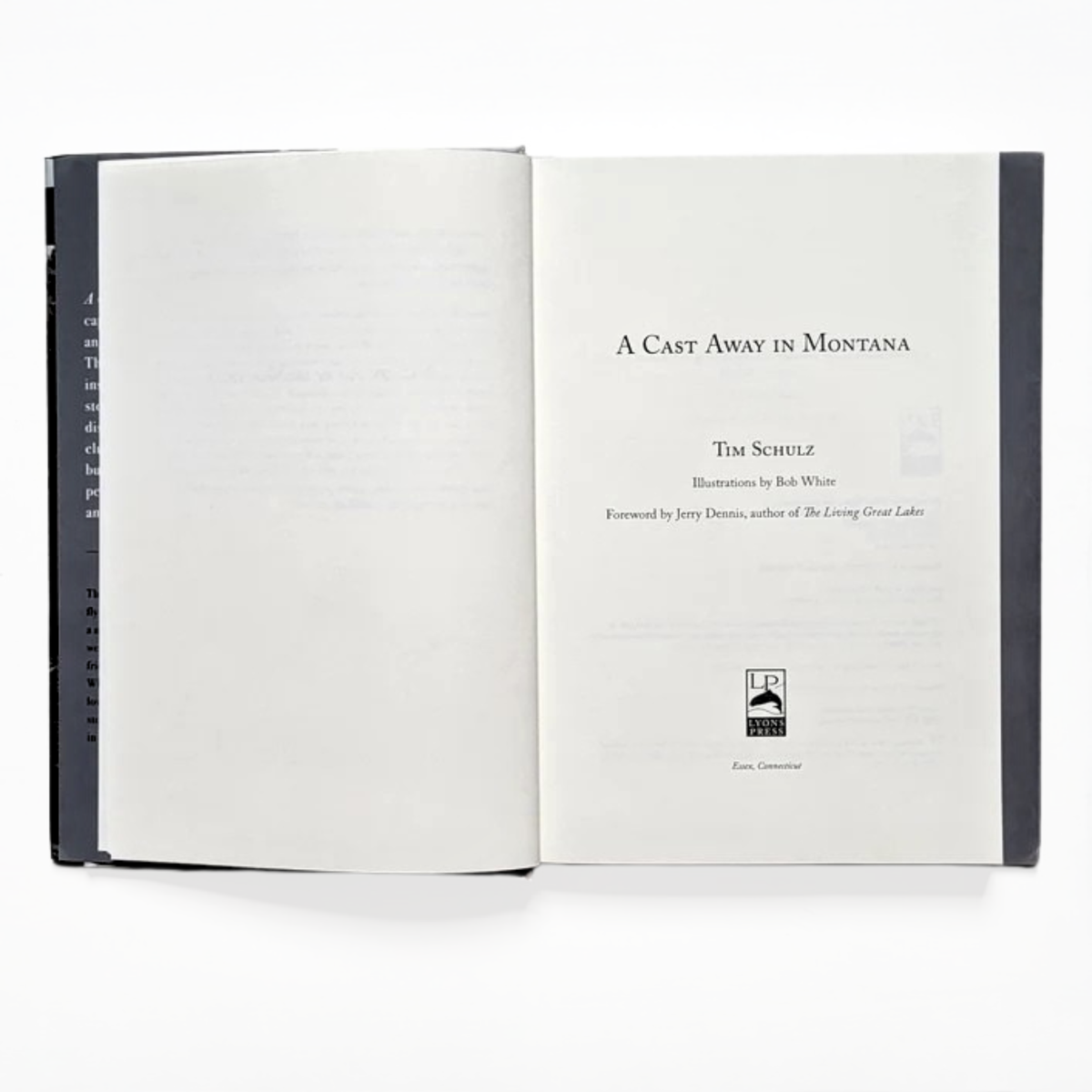 A Cast Away in Montana by Tim Schulz - Hardcover Book