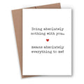 Everything To Me — Card