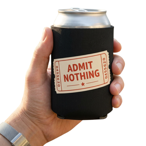 Admit Nothing - Neoprene Koozie