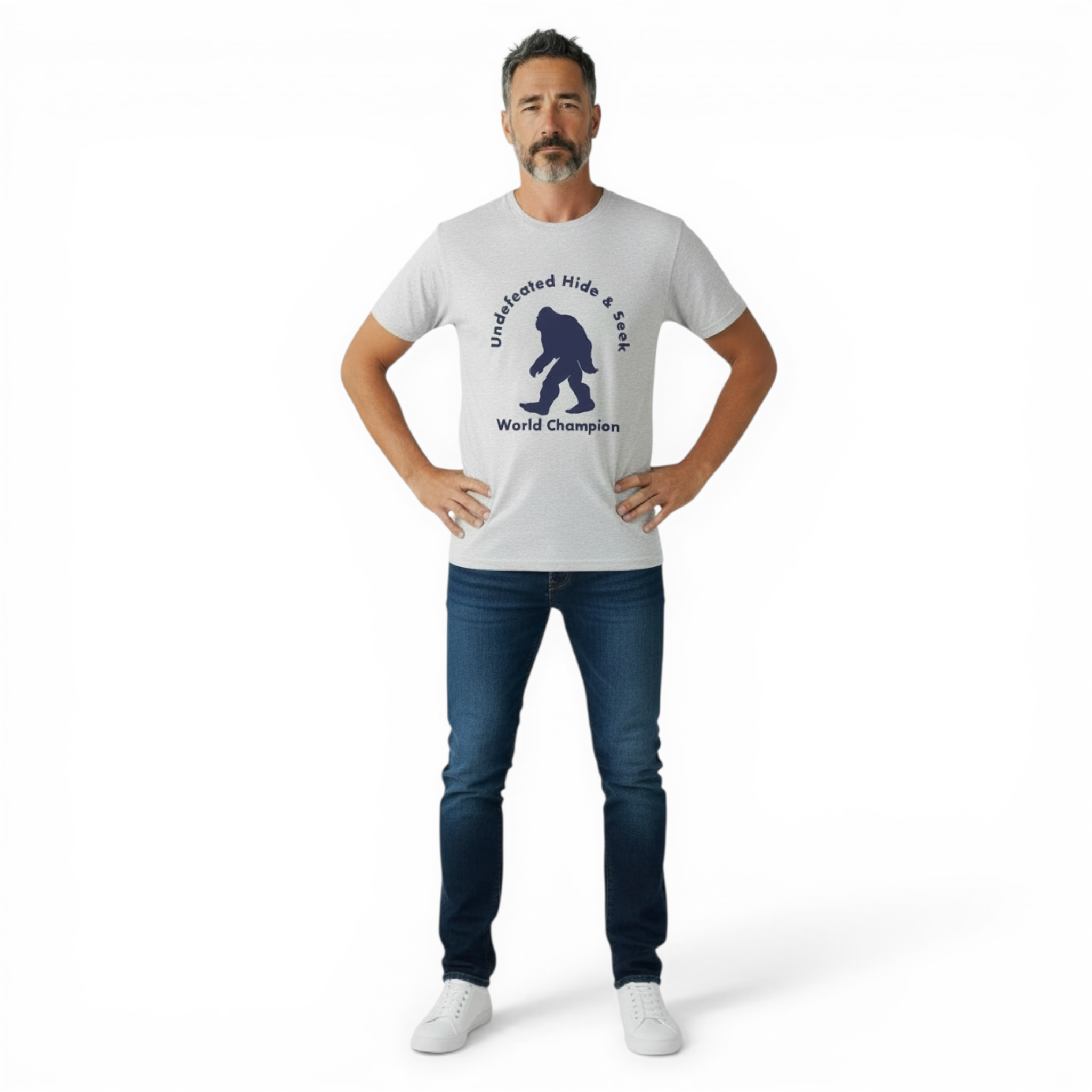 Hide & Seek Champion - Gray Unisex Adult T-Shirt