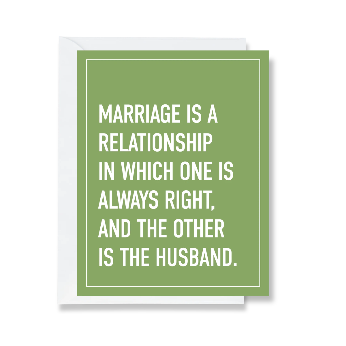 Always Right - Anniversary Card