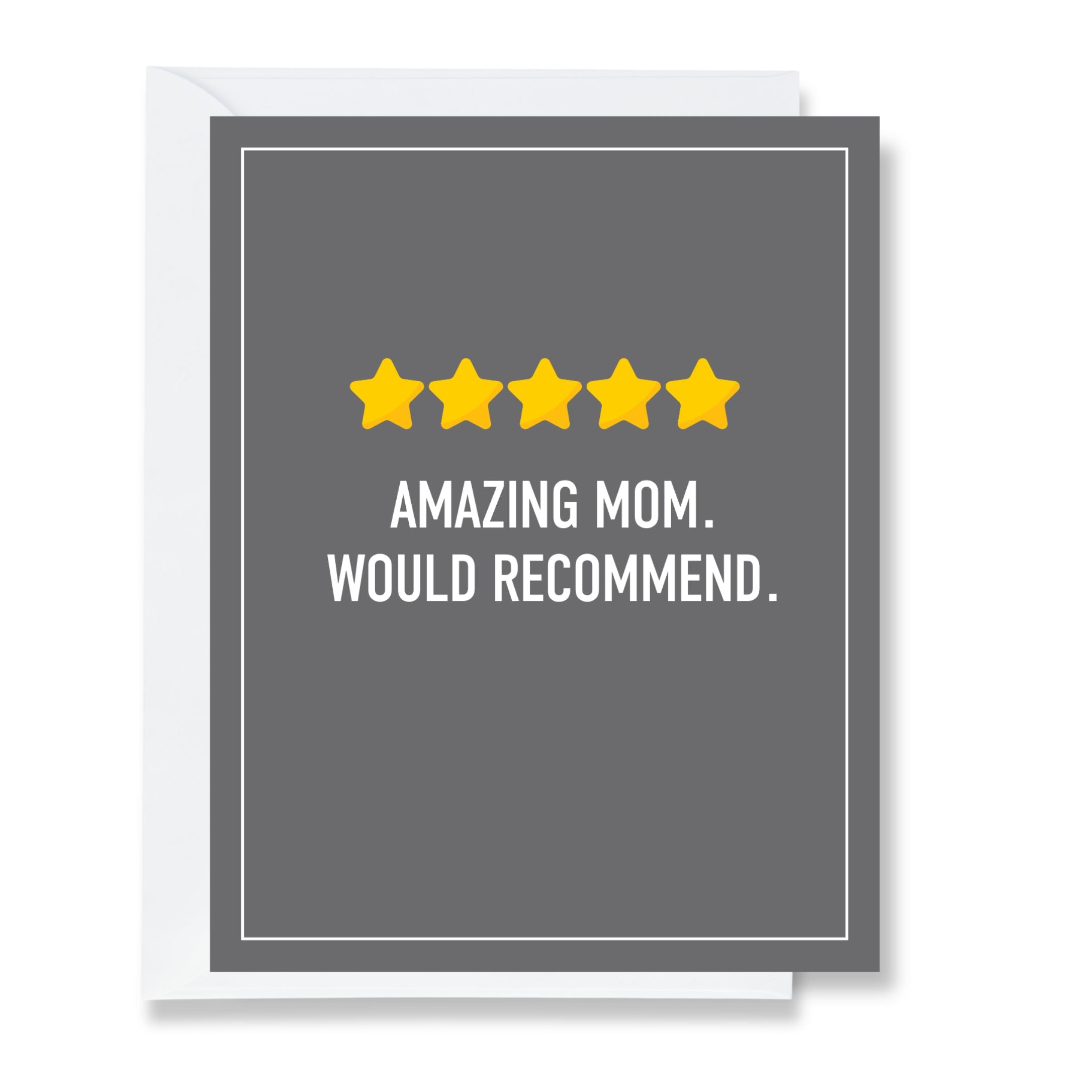 Five Star Review - Mother's Day Card