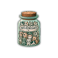 Anti-Depressant Cats - Flexible Magnet