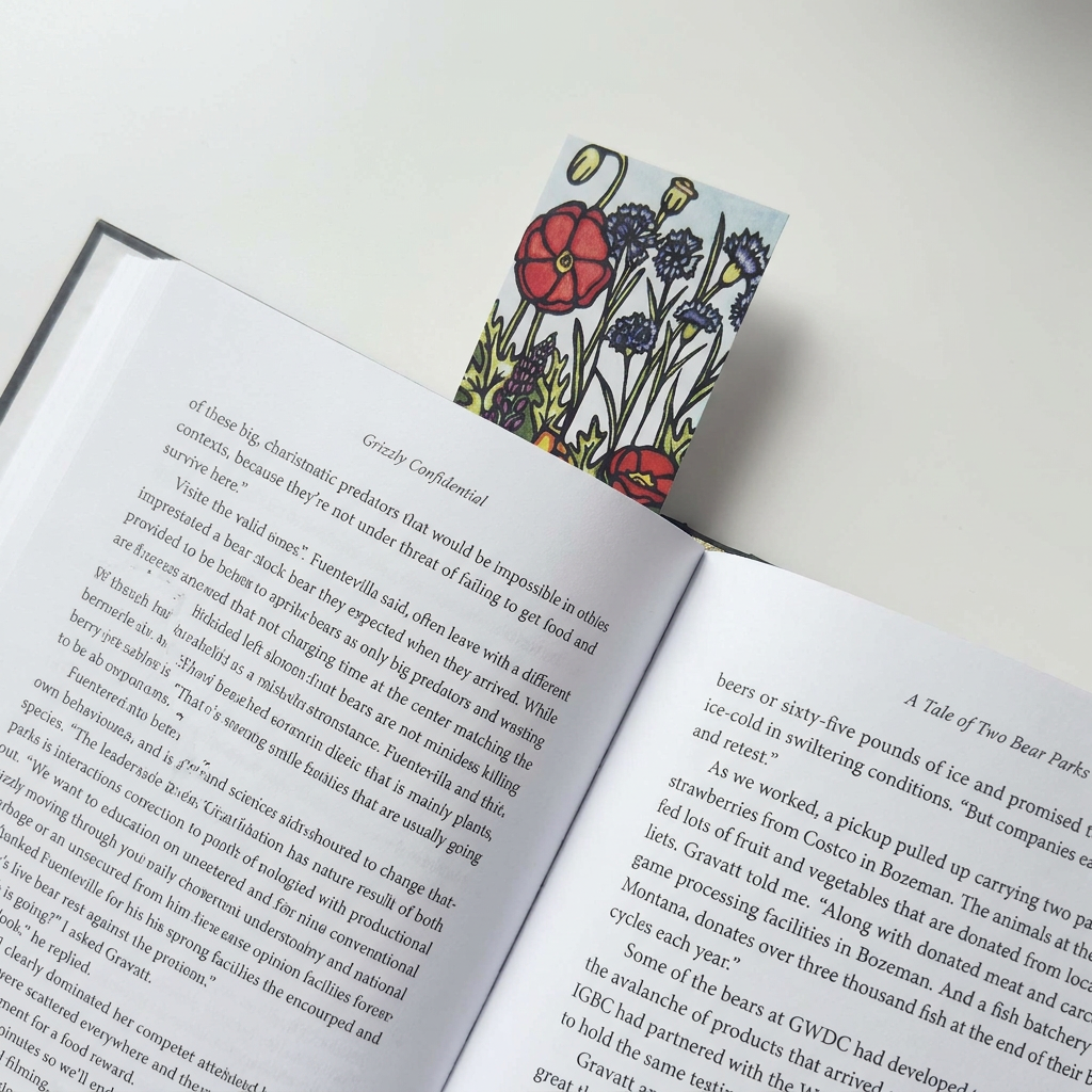 Wildflowers - Local Artwork Bookmark
