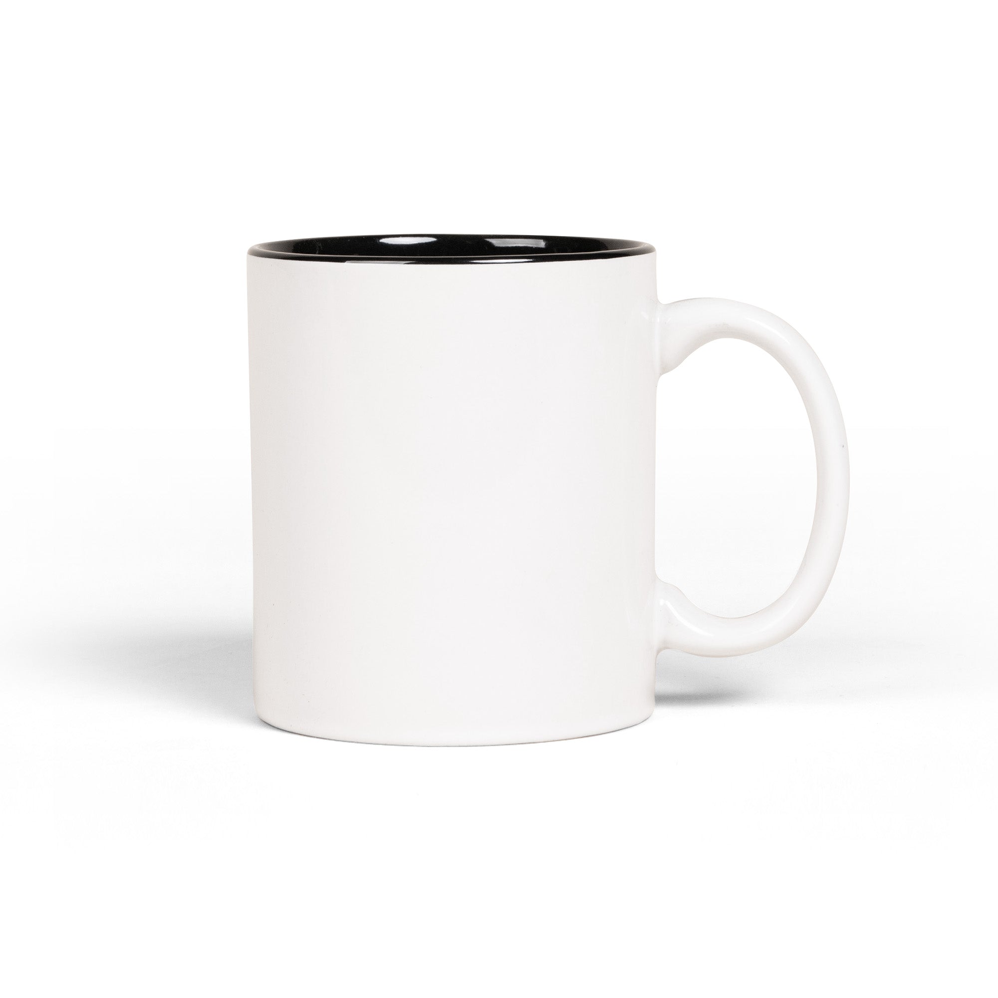Person Your Dog Thinks - Black & White Ceramic Mug