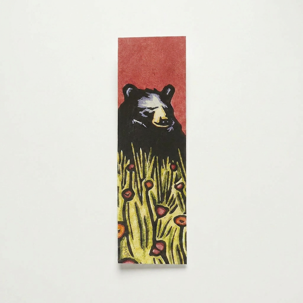 Naptime Bear - Local Artwork Bookmark