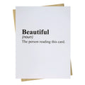 Beautiful - Love Card
