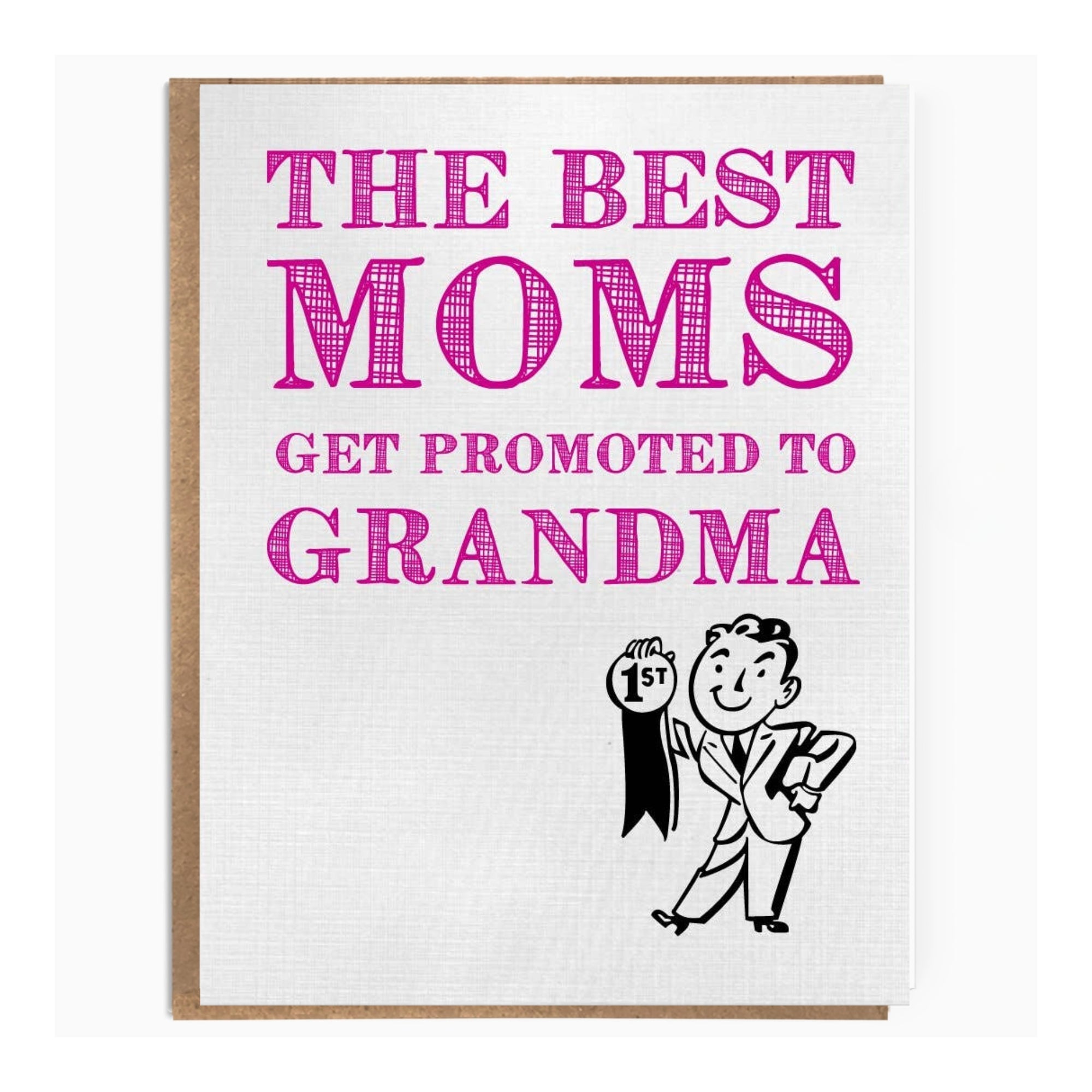 Promoted to Grandma - New Baby Card