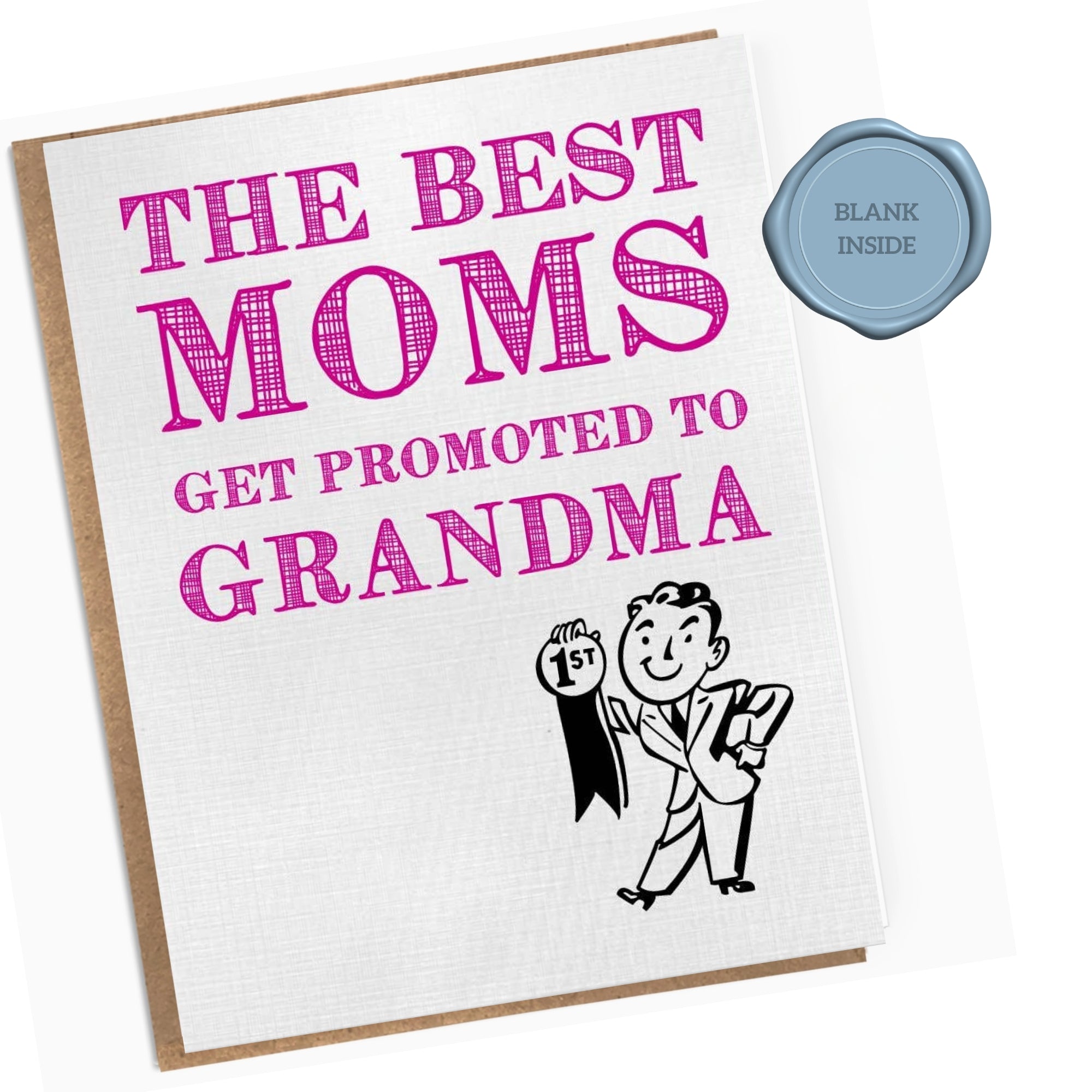 Promoted to Grandma - New Baby Card