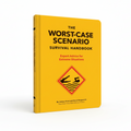 Book titled 'The Worst-Case Scenario Survival Handbook' on a white background