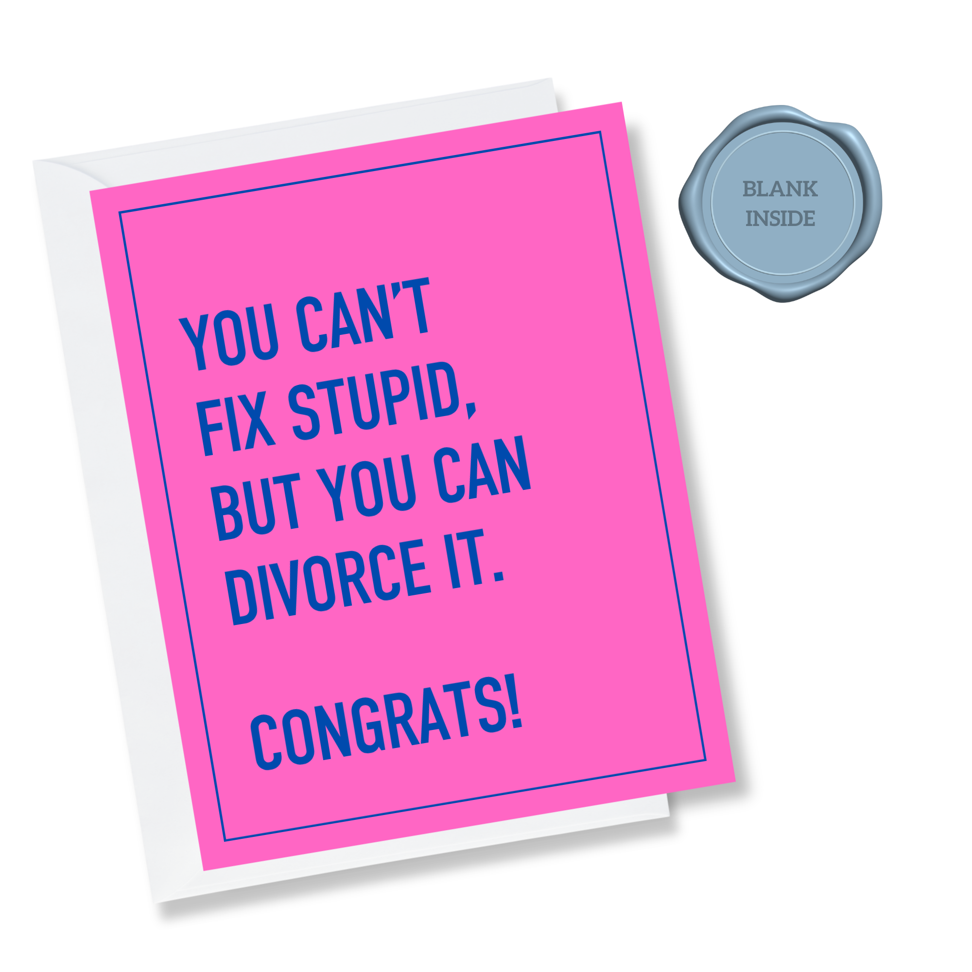 Can't Fix Stupid - Divorce Card