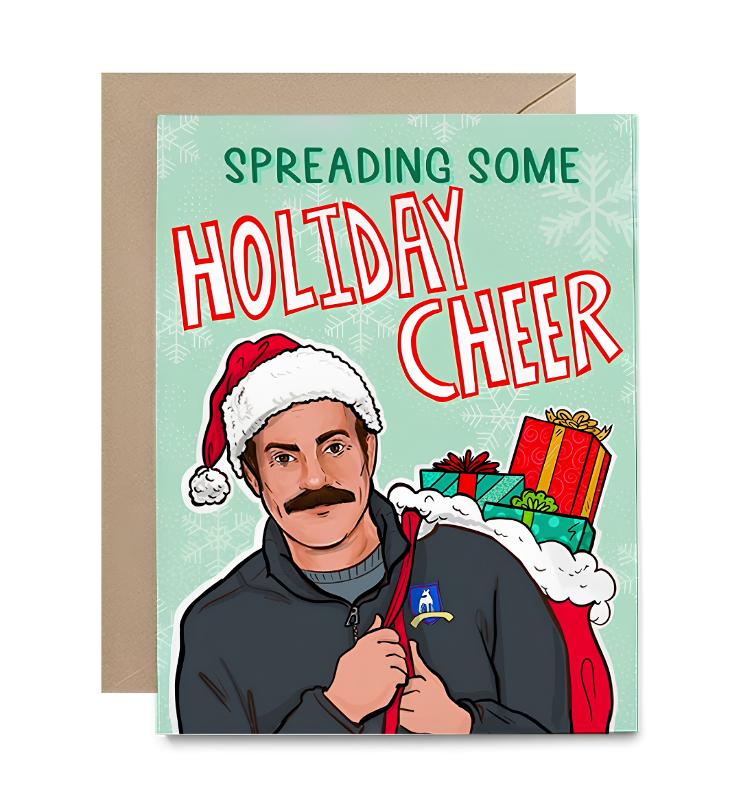 Spreading Some Holiday Cheer - Ted Lasso Christmas Card