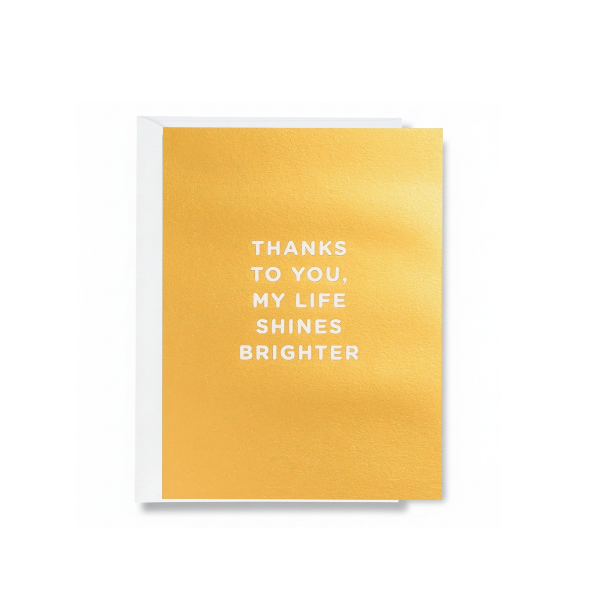 Life Shines Brighter - Thank You Card