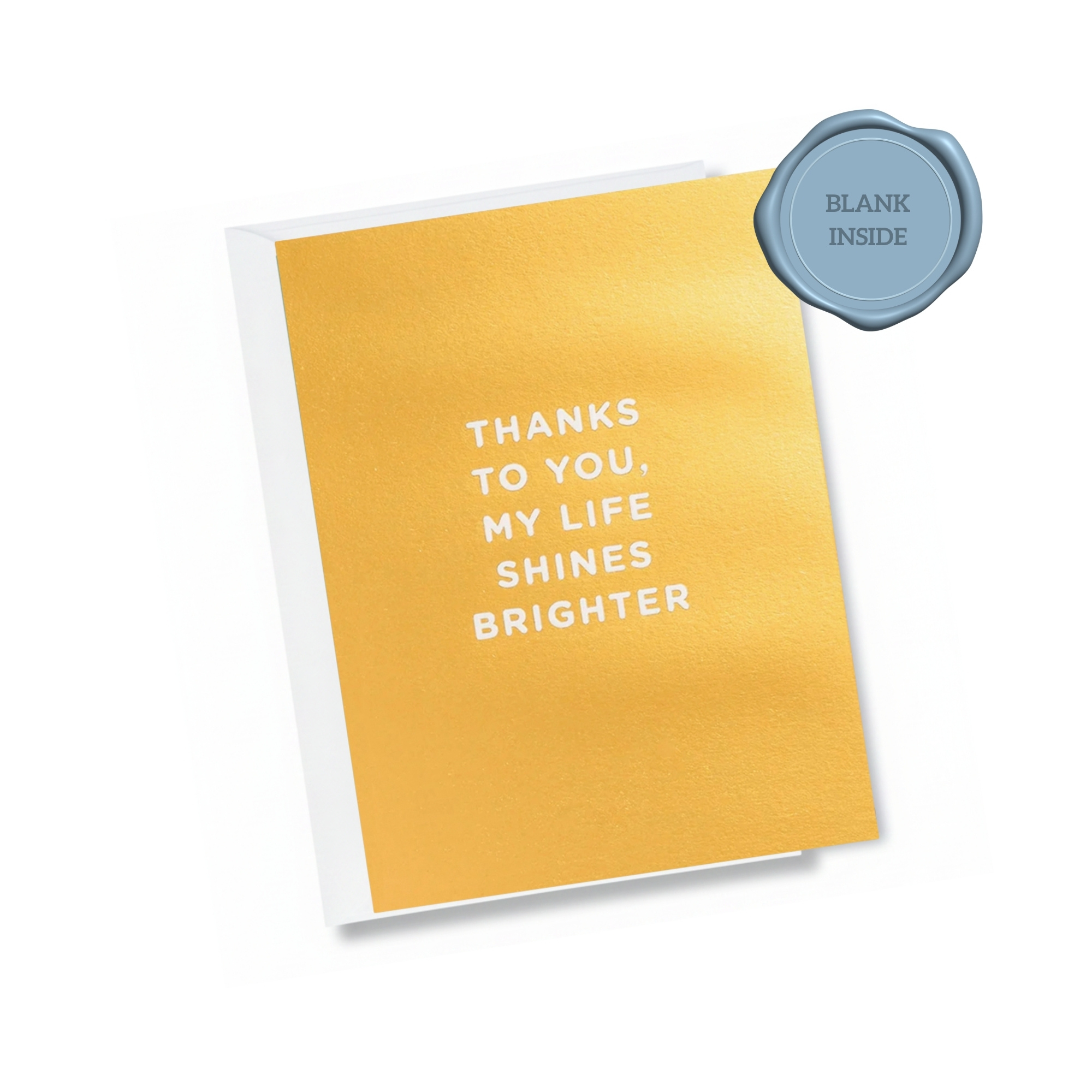 Life Shines Brighter - Thank You Card