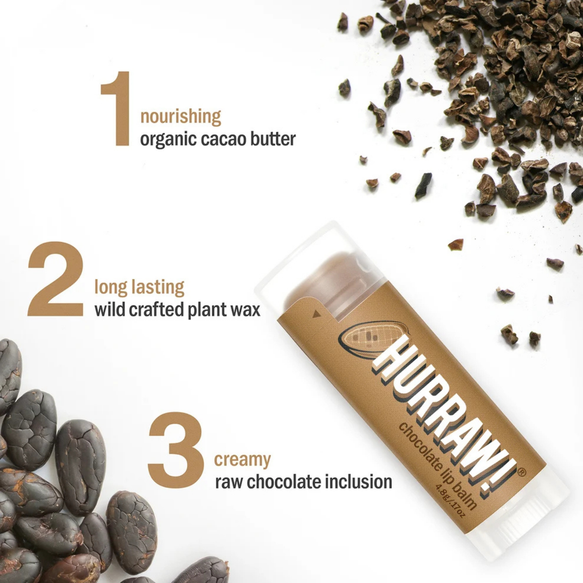 Chocolate - Hurraw!® Lip Balm