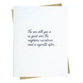 The Sex With You Is - Love Card