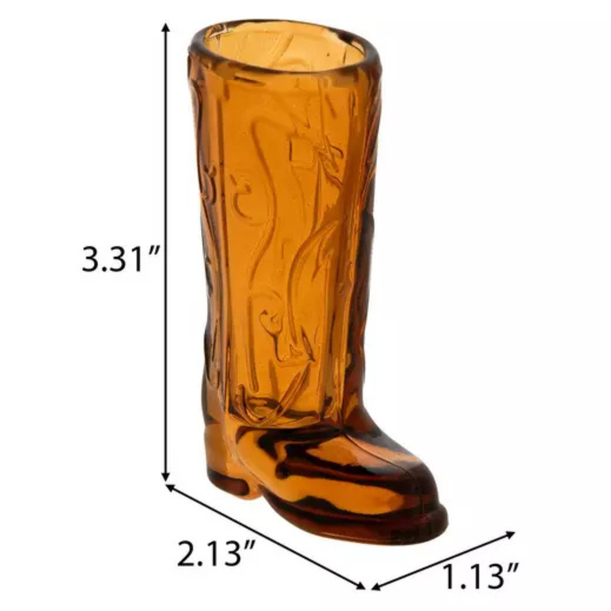 Cowboy Boot Shooters - Amber Shot Glass