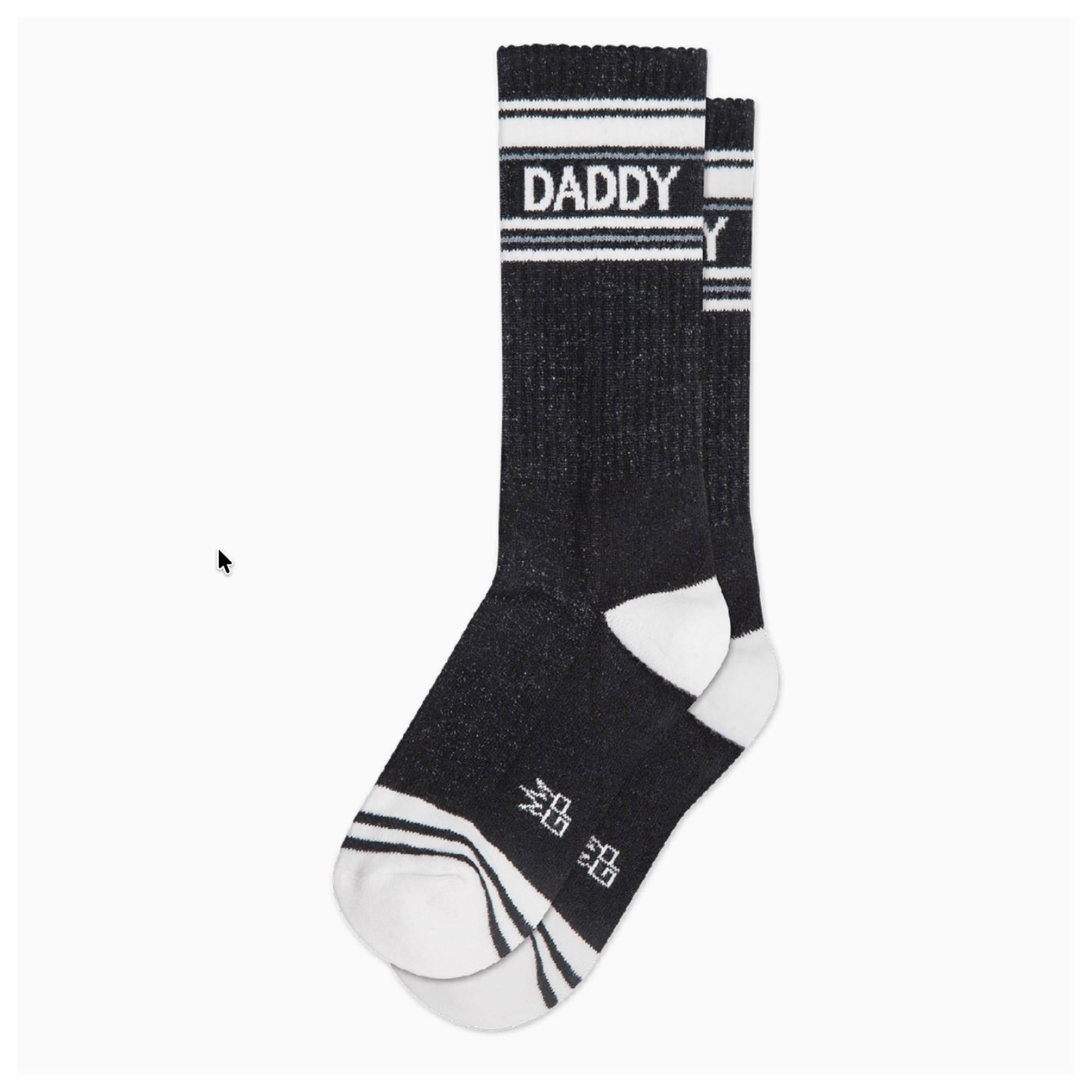 Daddy - Black & White Socks