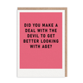 Deal With The Devil - Birthday Card