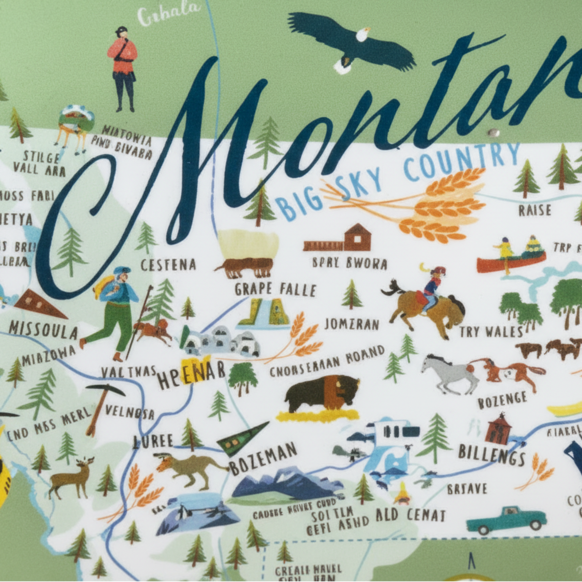 Detail of Montana Trinket Tray