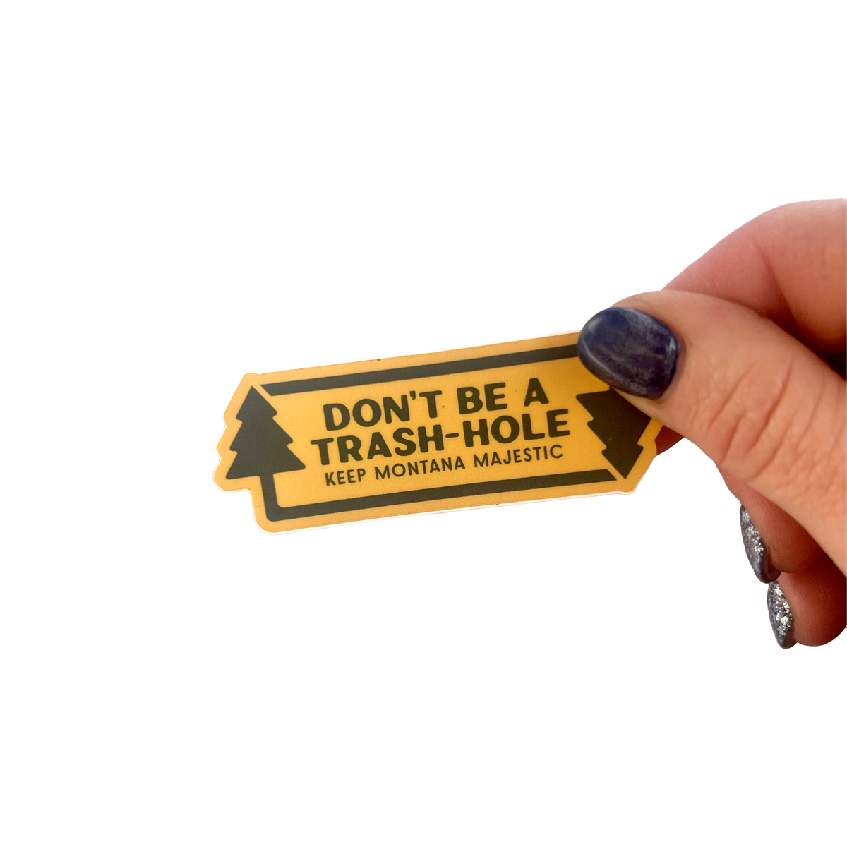 Don't Be A Trash-Hole - Flexible Small Magnet