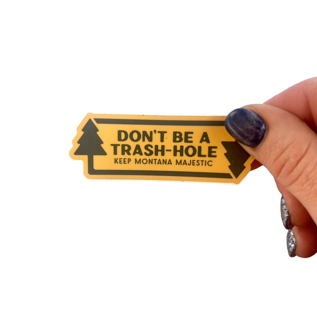 Don't Be A Trash-Hole - Flexible Small Magnet