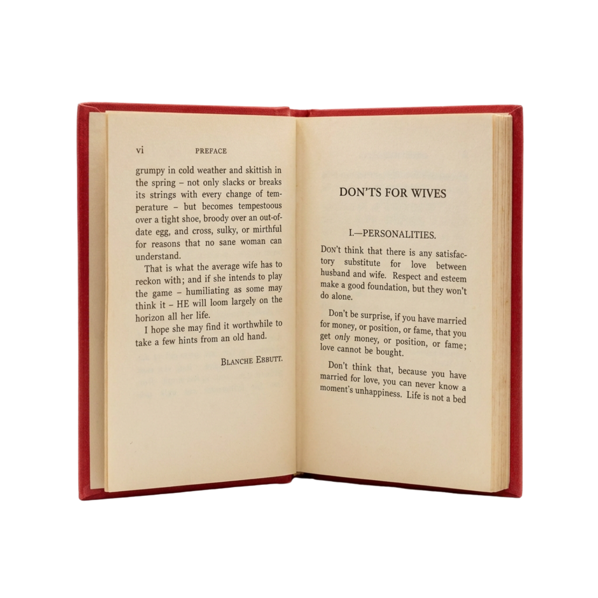 Don'ts For Wives - Book