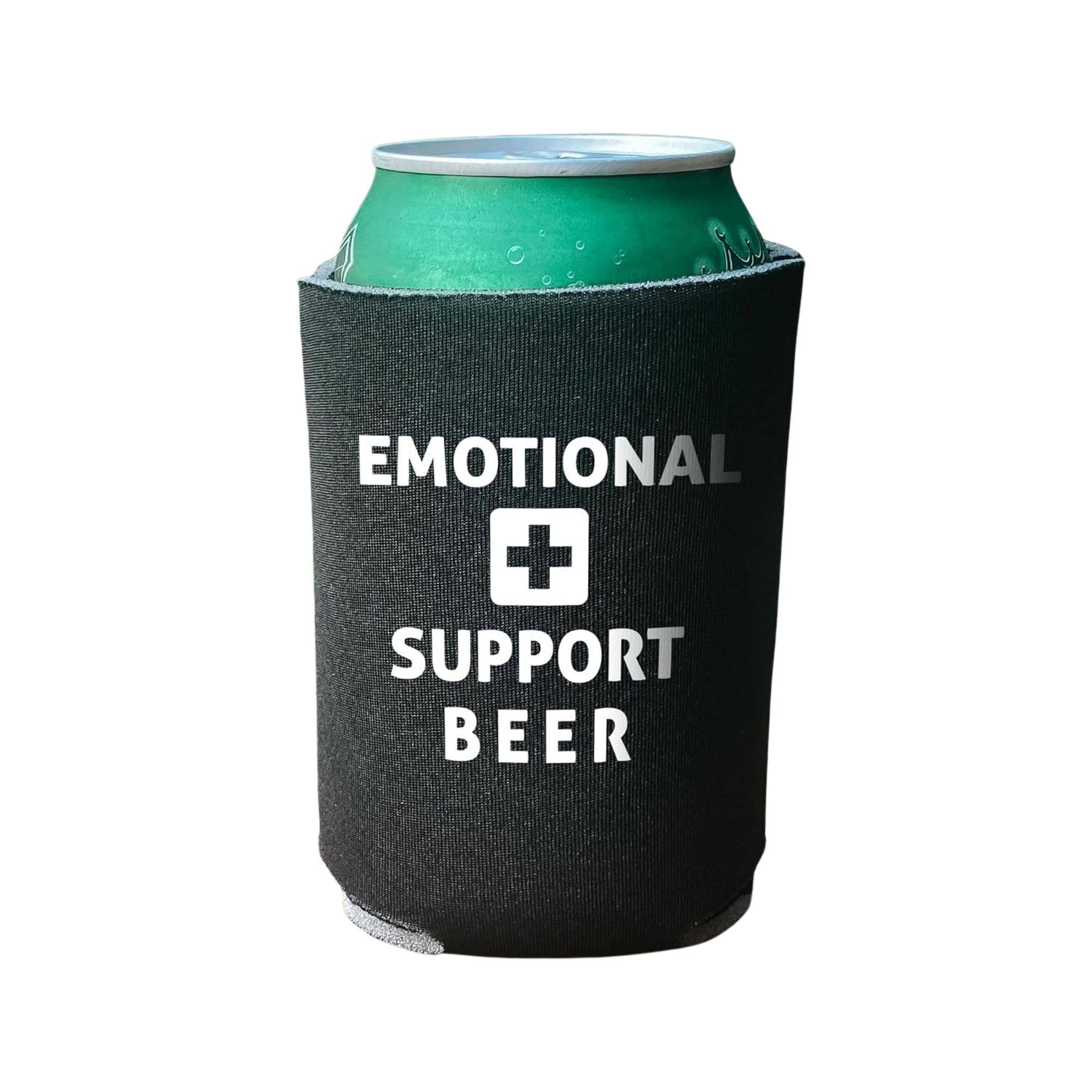 Emotional Support Beer - Flat Can Koozie
