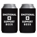Emotional Support Beer - Flat Can Koozie