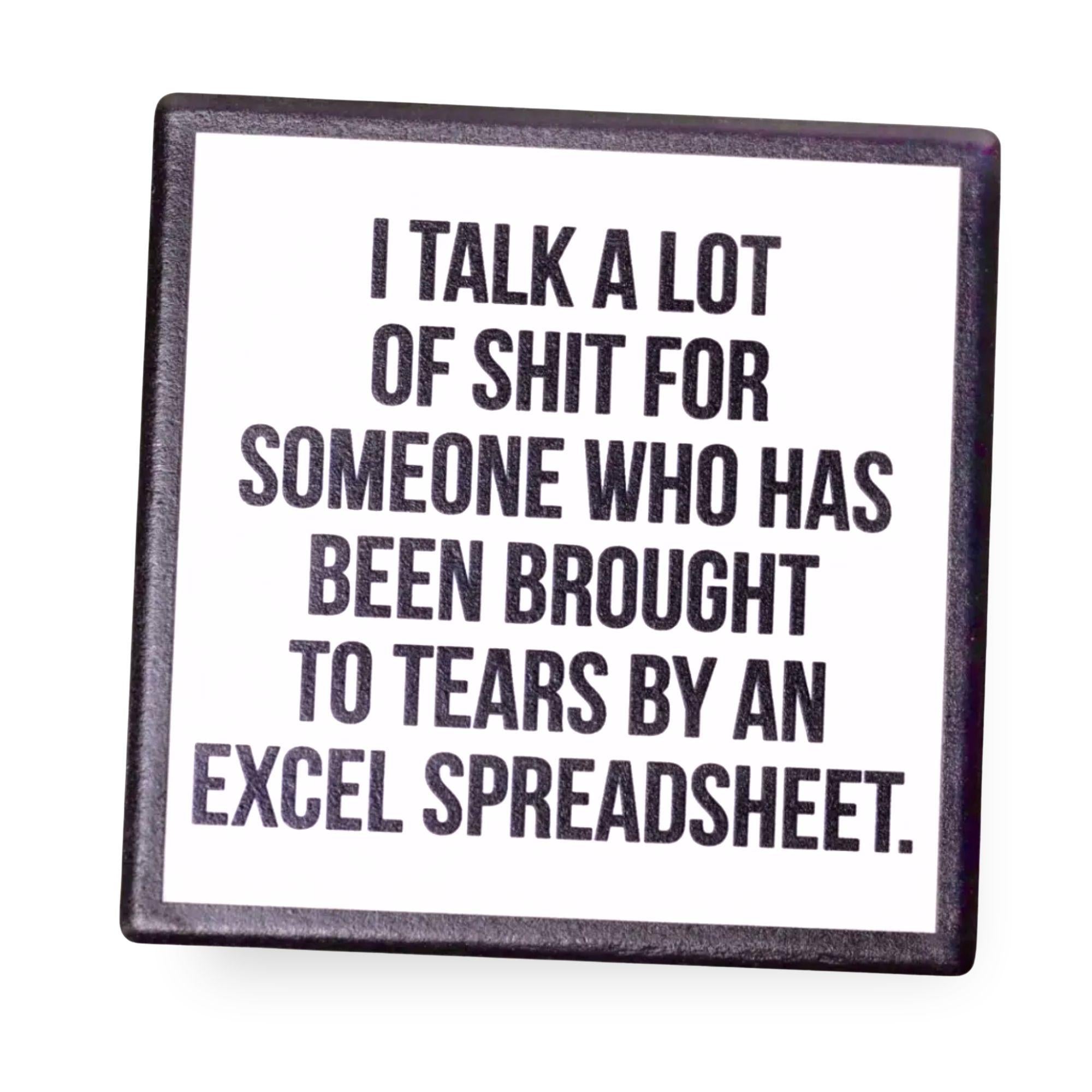 Excel Spreadsheet - Ceramic Coaster