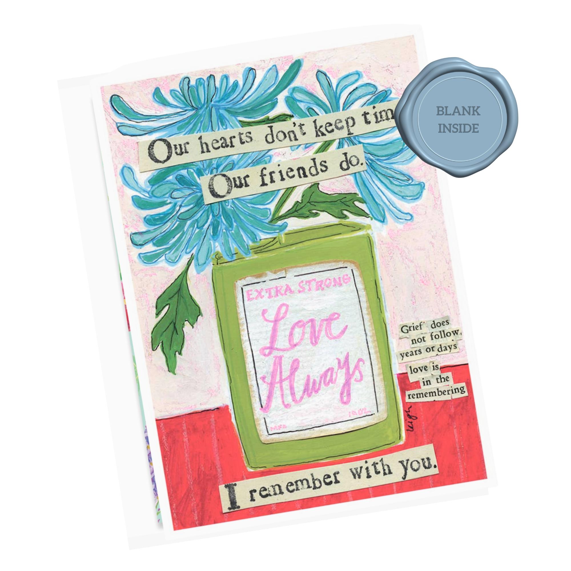 Our Hearts Don't Keep Time — Card