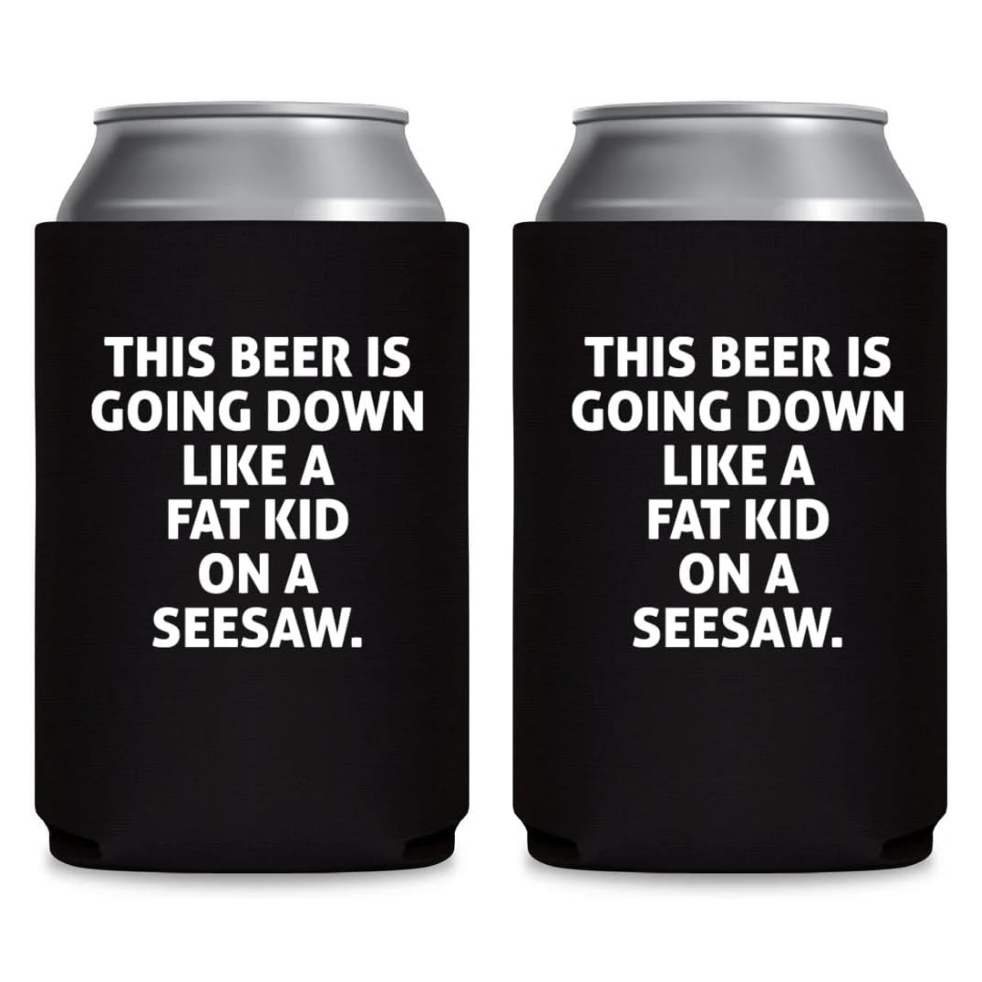 Fatkid On A Seesaw - Can Koozie