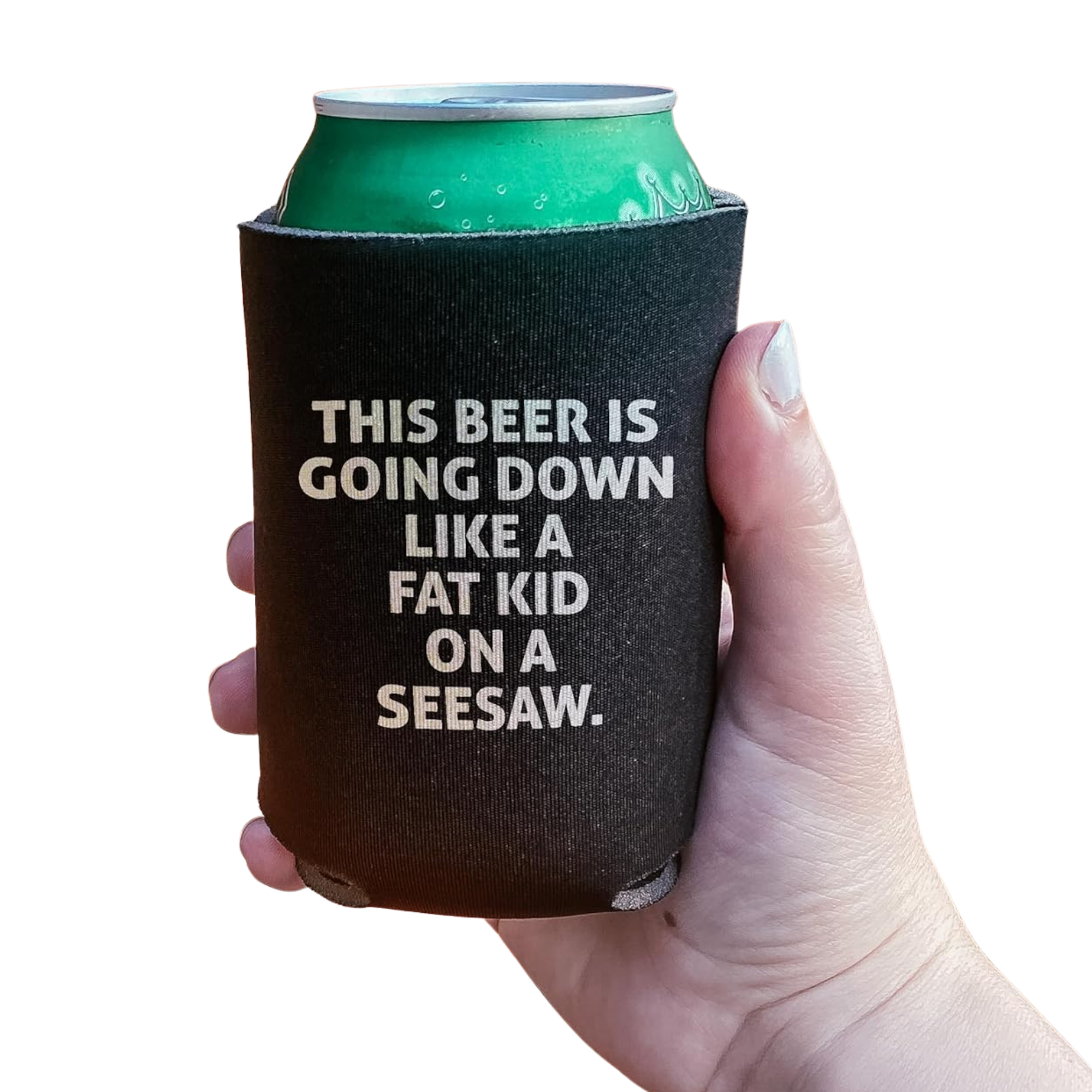 Fatkid On A Seesaw - Can Koozie