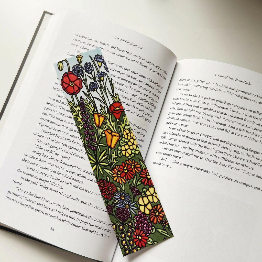 Wildflowers - Local Artwork Bookmark