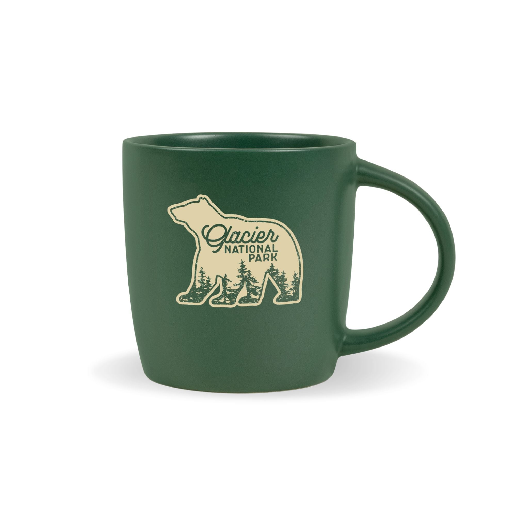 Glacier Grizzley - Green Ceramic Mug