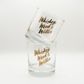 Weed, Whiskey + Willie - Rocks Glass