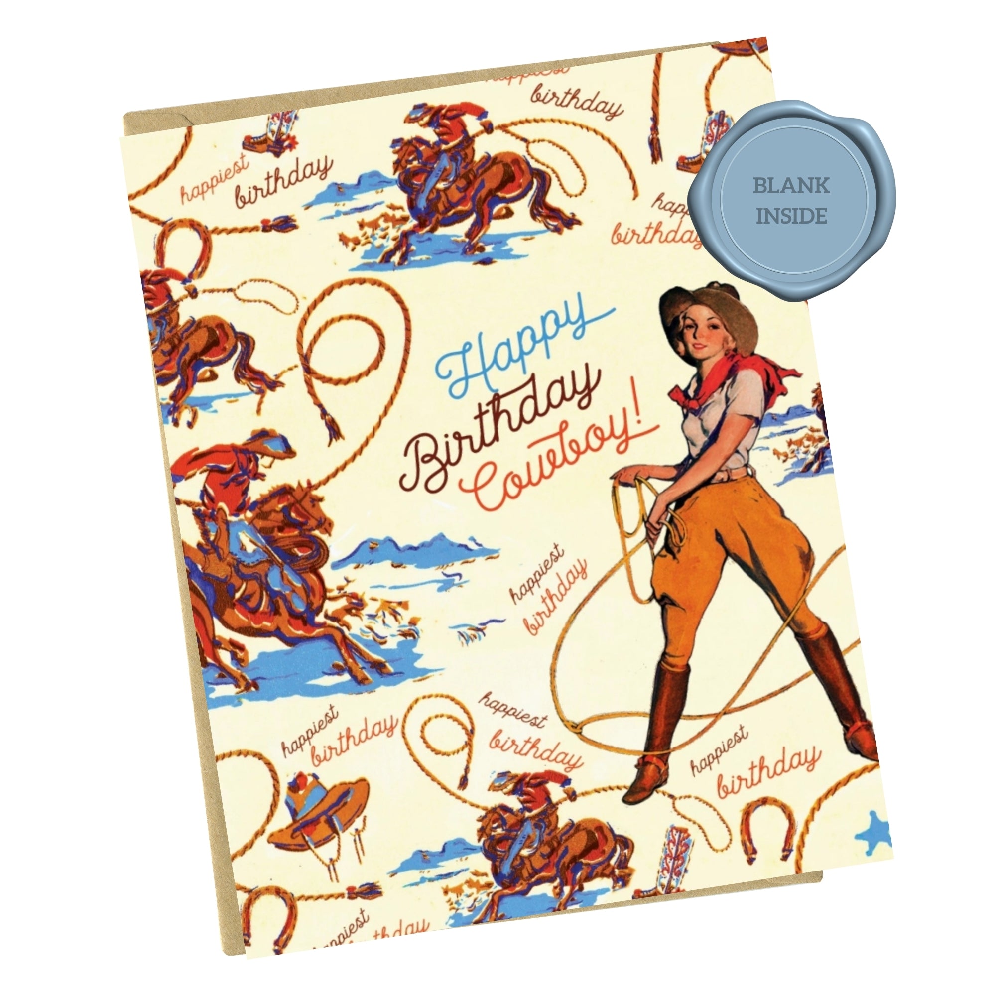 Birthday Cowboy - Birthday Card For Him