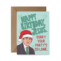 Happy Birthday Jesus. Micheal Scott From The Office Holiday Card