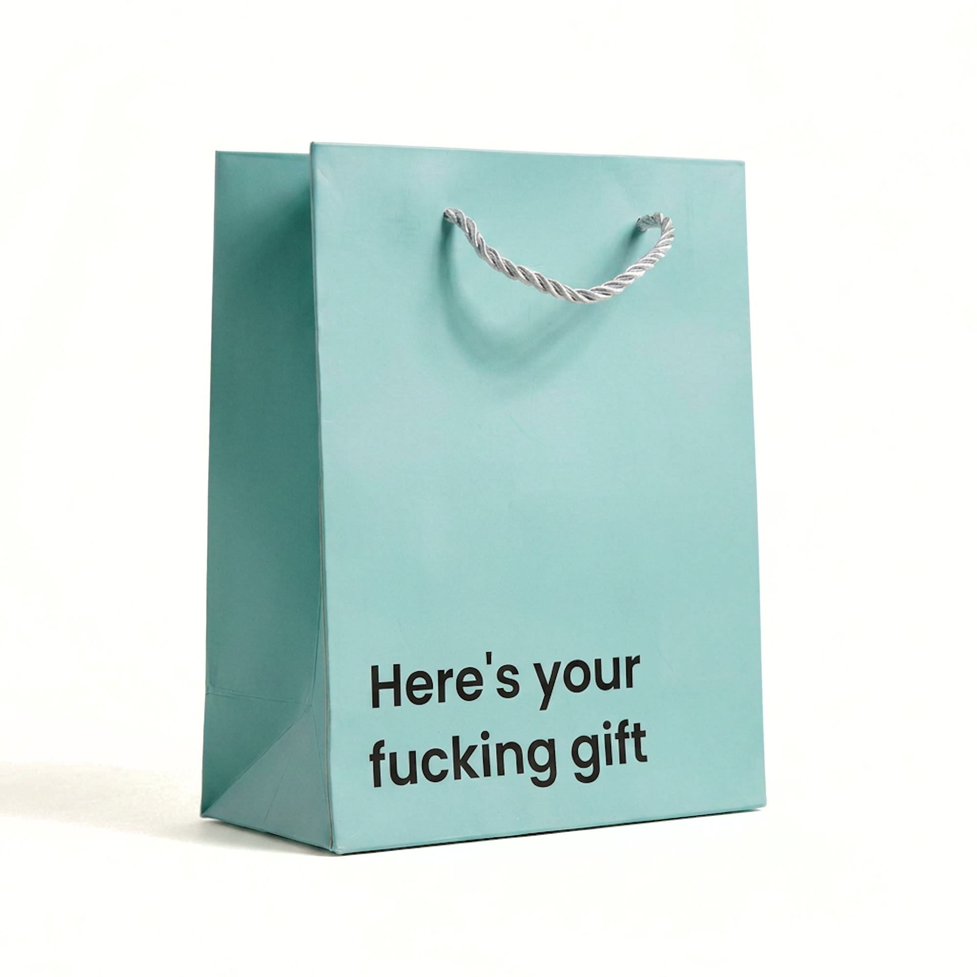 Here's Your Fucking Gift - Medium Size Gift Bag