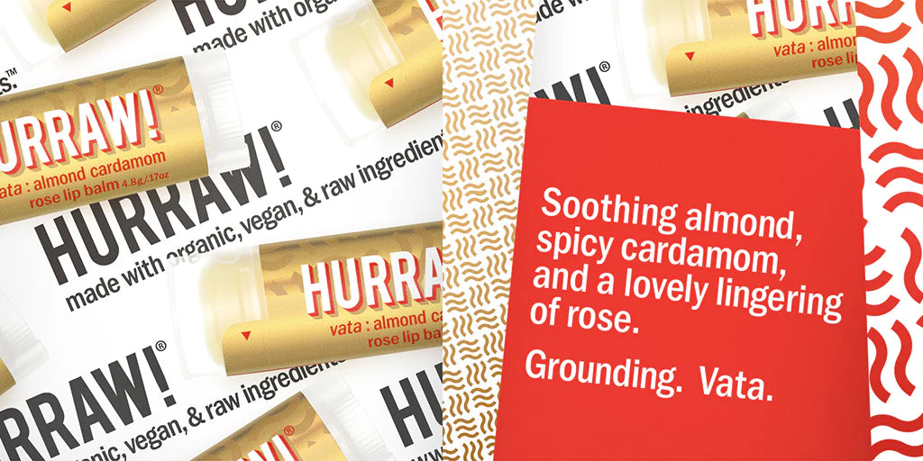 Almond Cardamom - Hurraw!® Lip Balm