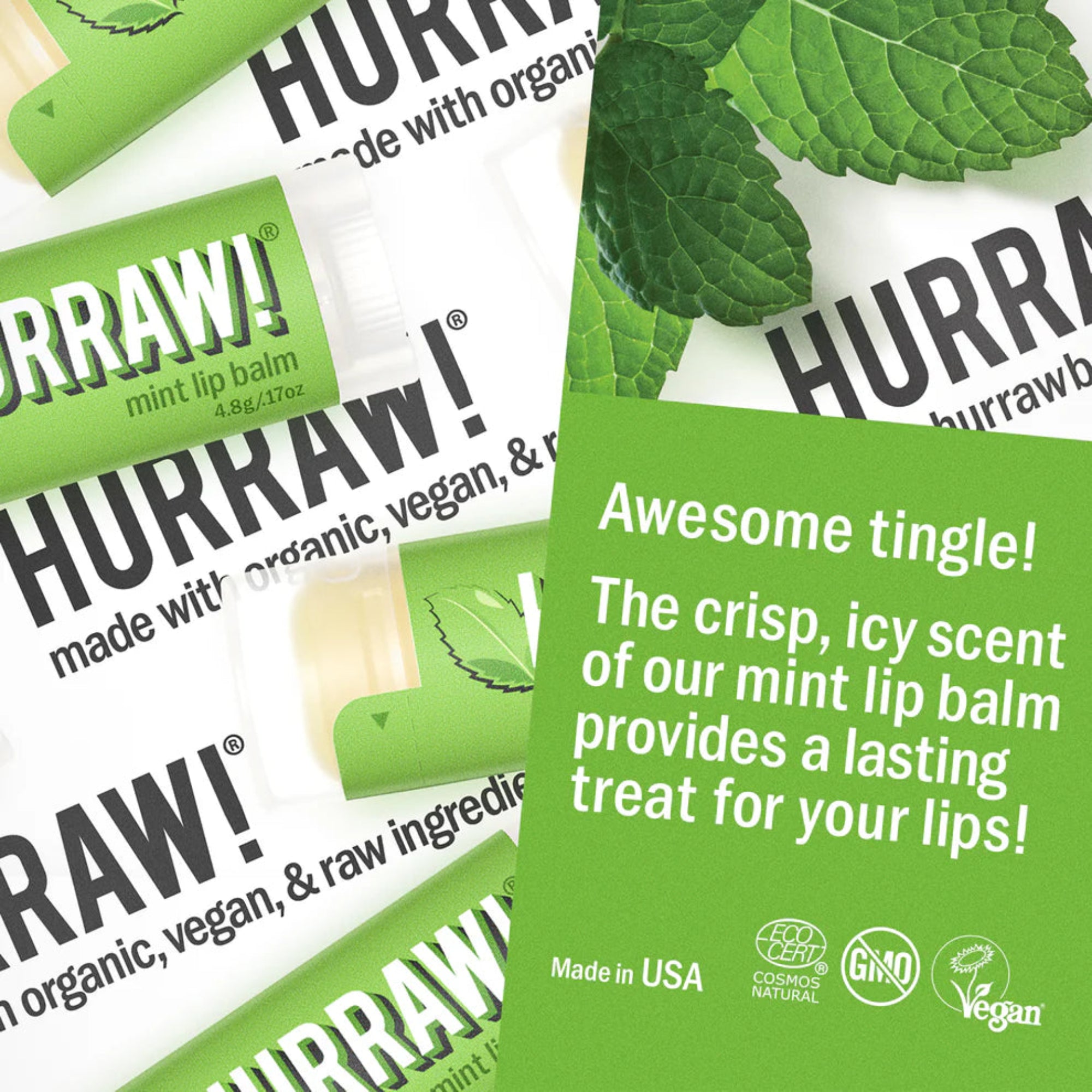 Mint - Hurraw!® Lip Balm