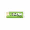 Hurraw! mint lip balm packaging on a white background