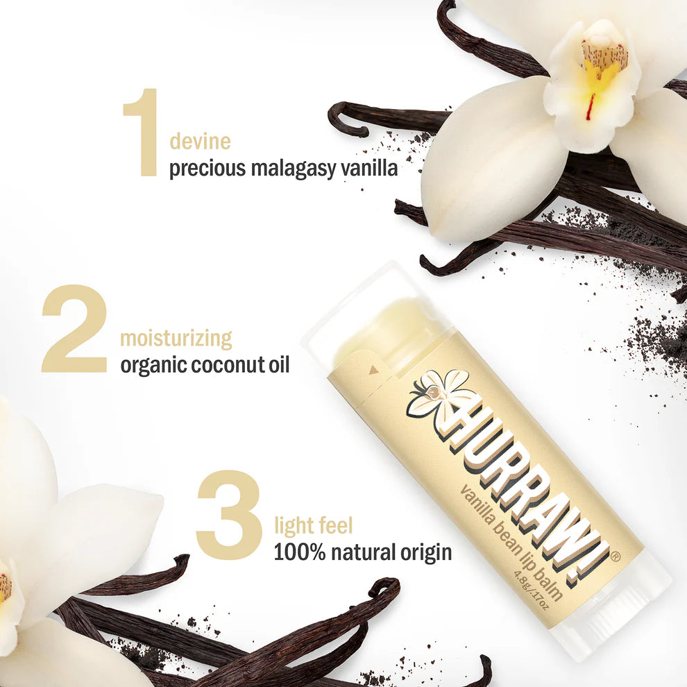 Vanilla Bean - Hurraw!® Lip Balm