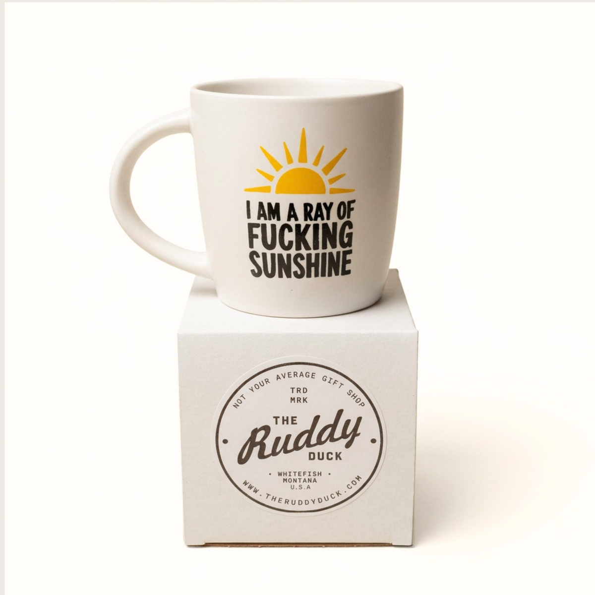 I Am A Ray Of Sunshine - 13 oz Ceramic Mug with Gift Box