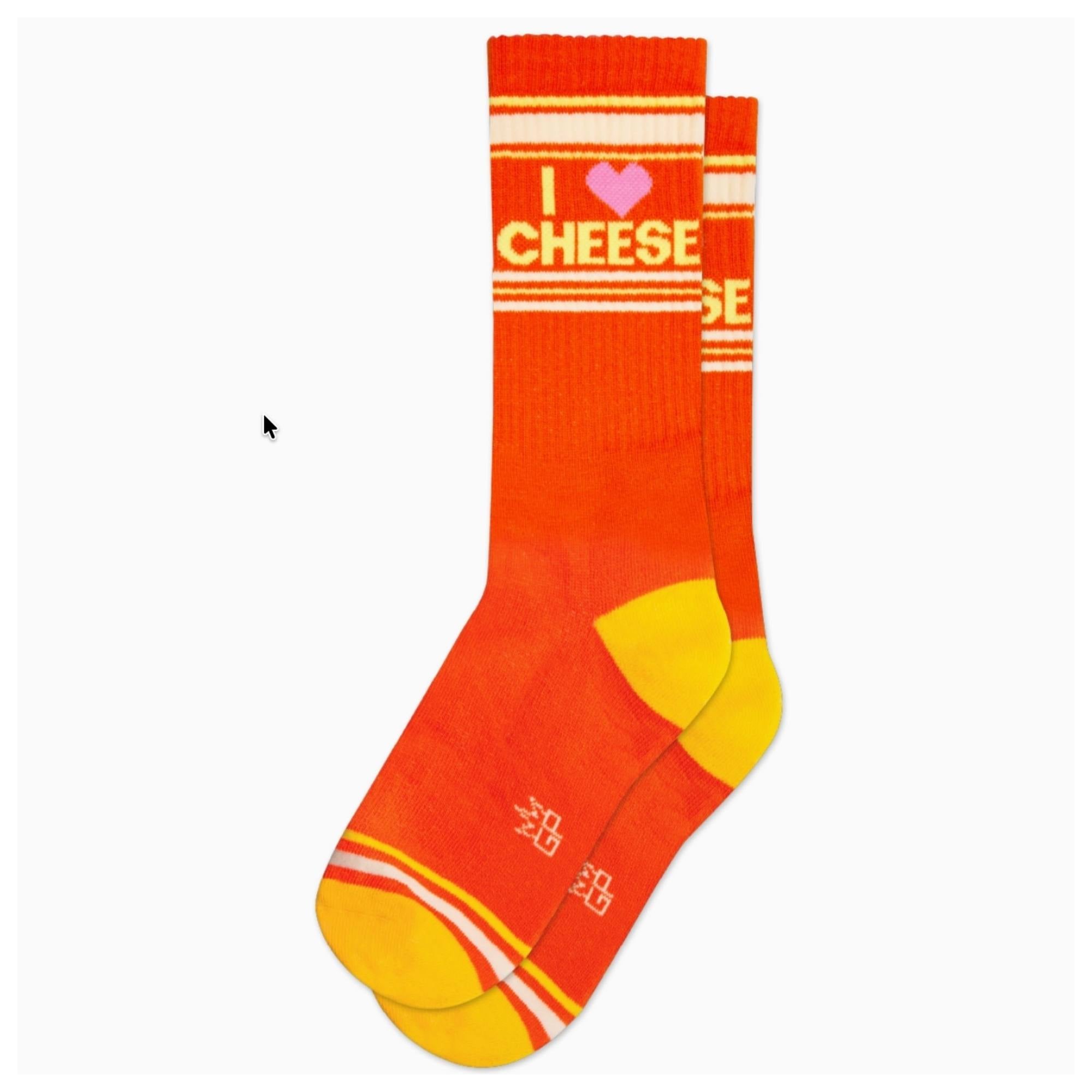 I Heart Cheese - Unisex Comfy Socks