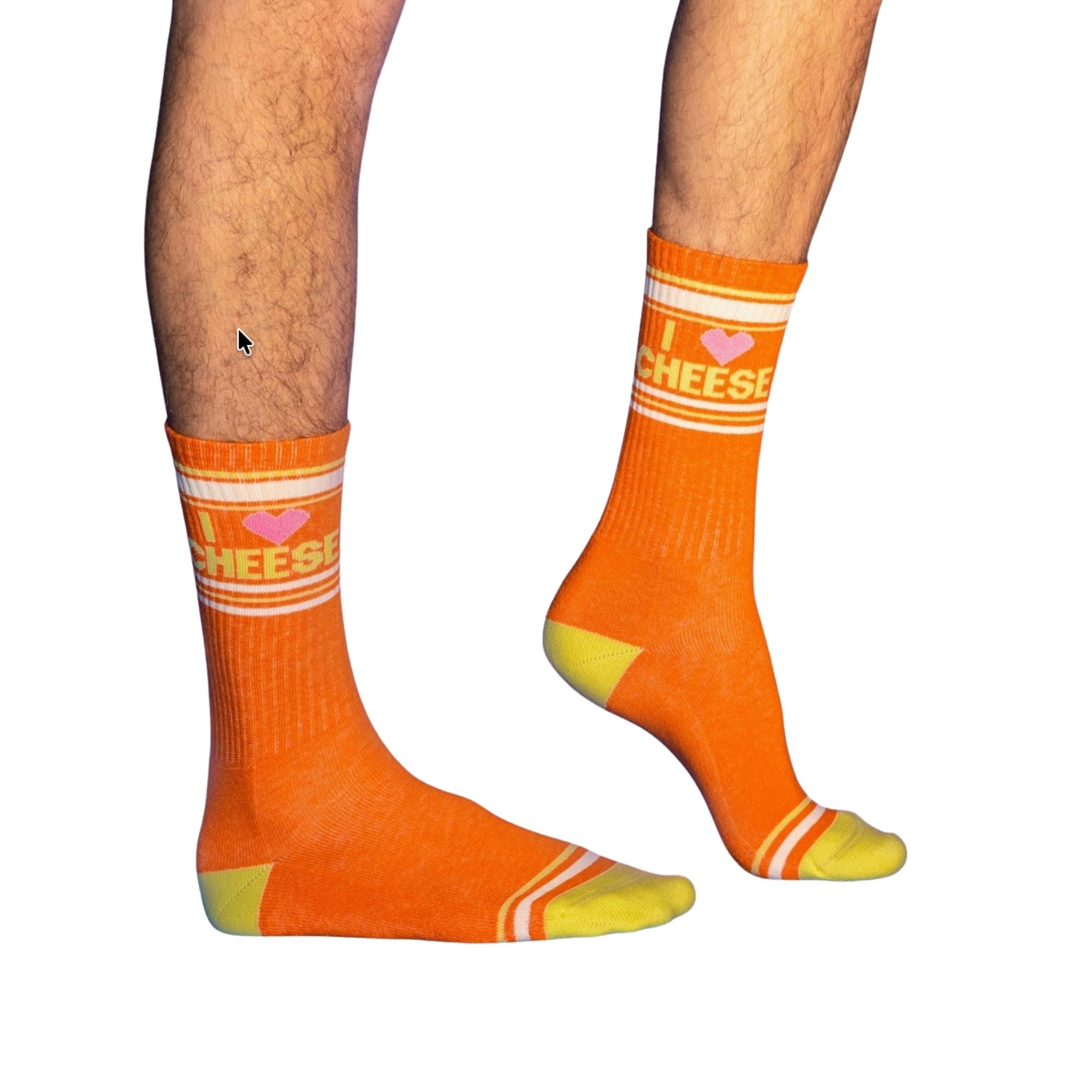 I Heart Cheese - Unisex Comfy Socks