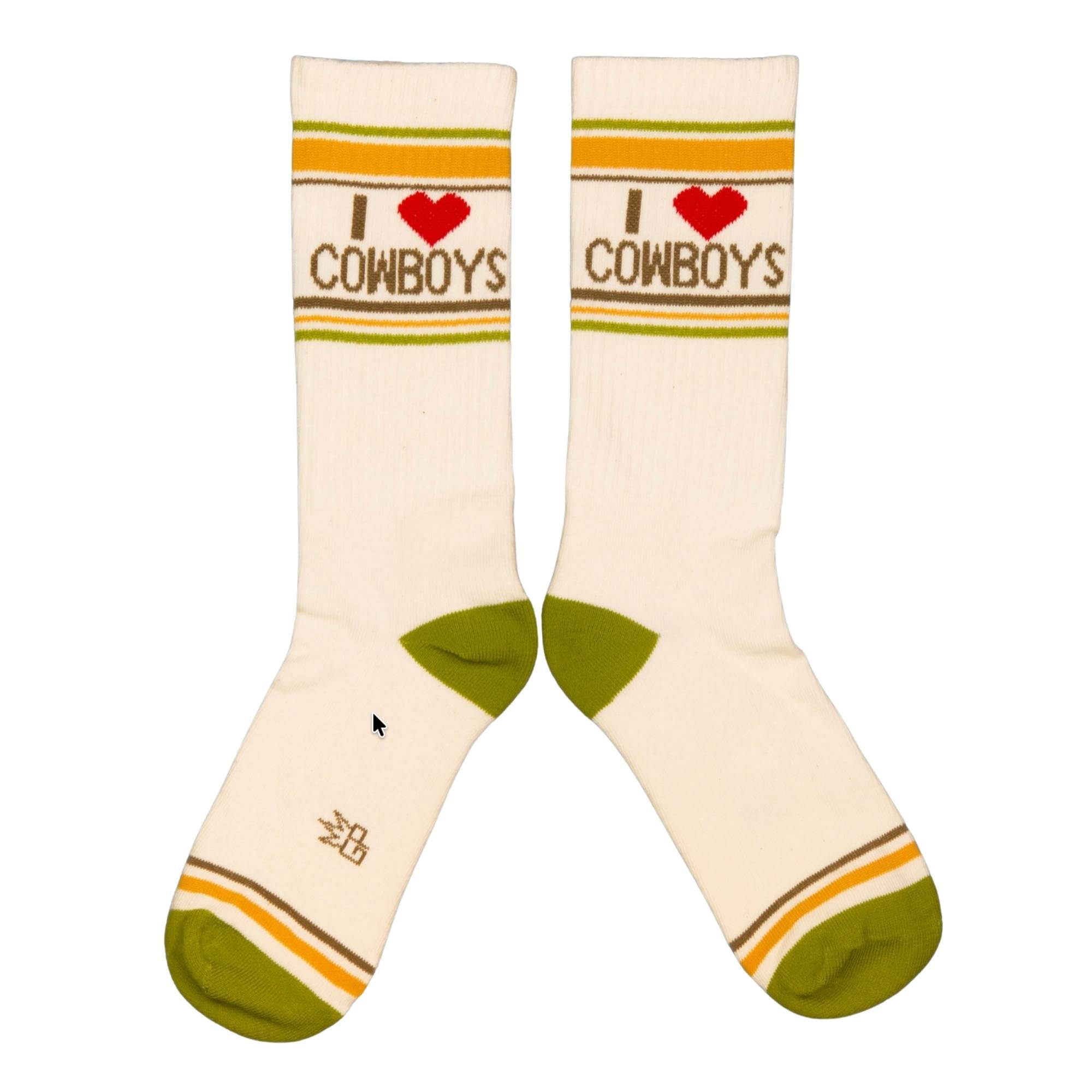 I Heart Cowboys - Unisex Comfy Socks